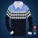 New Fashion Plaid Casual Knitted Sweaters 