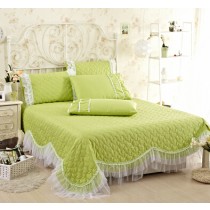 100% Cotton Embroidered Bed Cover - 1