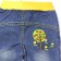 Girls Geometric Denim Jeans