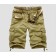 Mens Multi-Pocket Cotton Shorts 