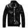 Mens New Fashion Casual PU Leather Jackets