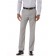 Flat Front Formal Textured Grey Pants